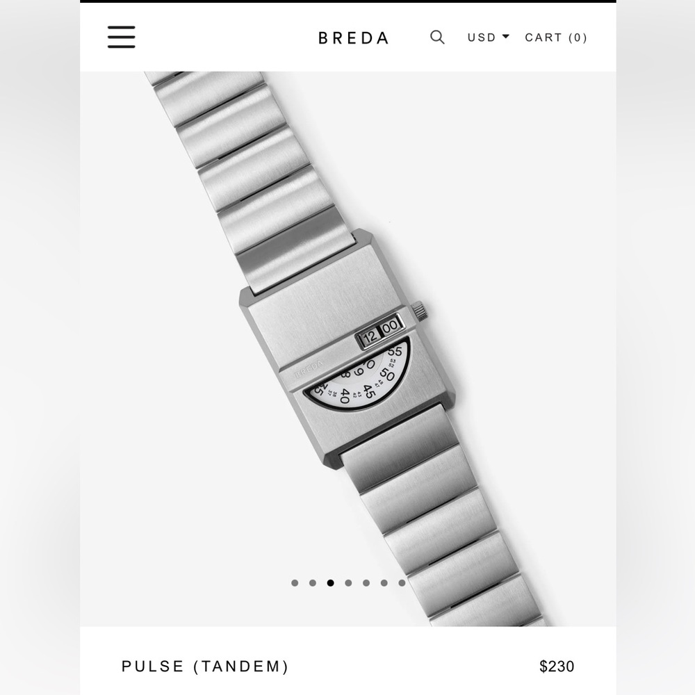 Brand New Breda Watch: PULSE (TANDEM)